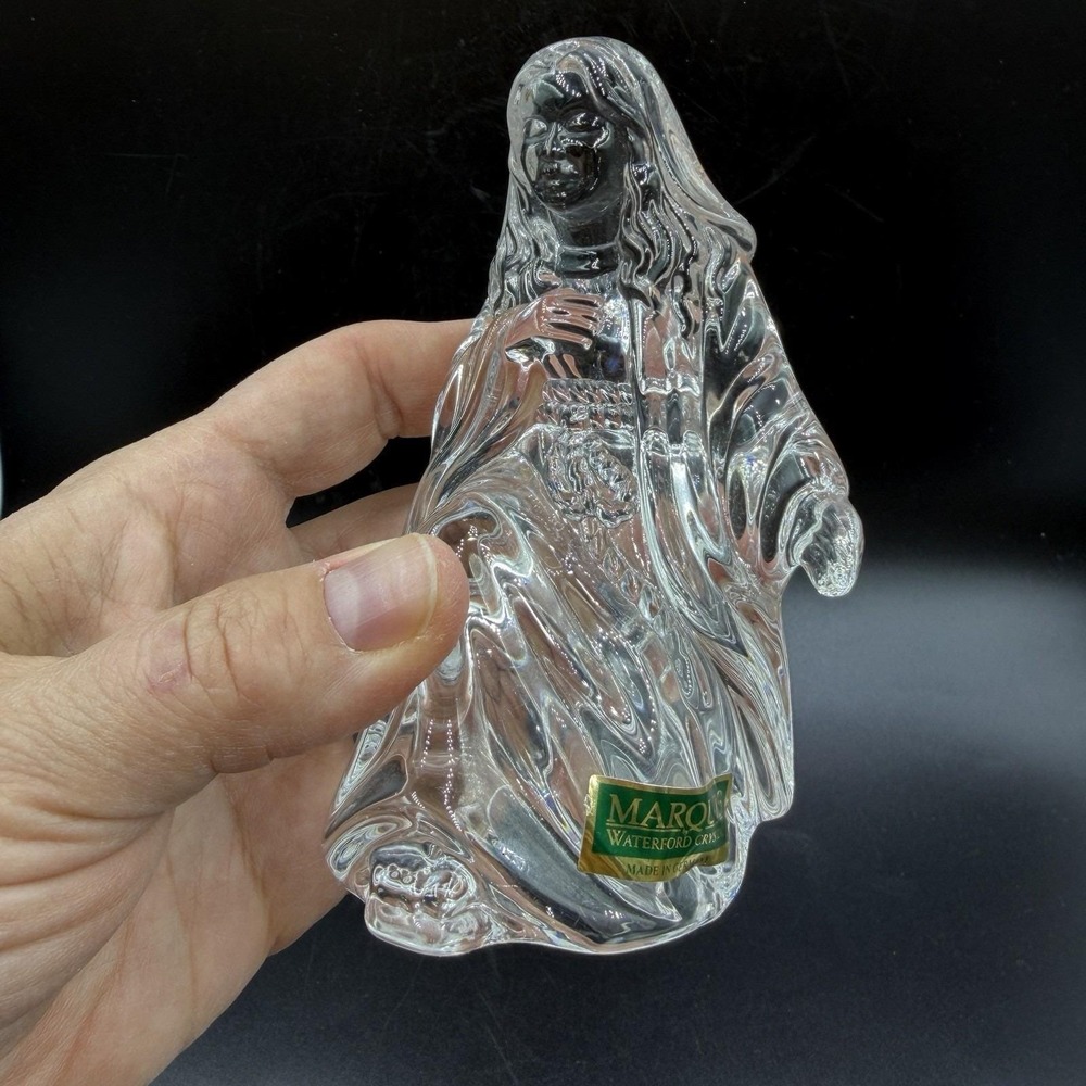 Waterford Crystal Marquis Madonna Mary Nativity With Original Label